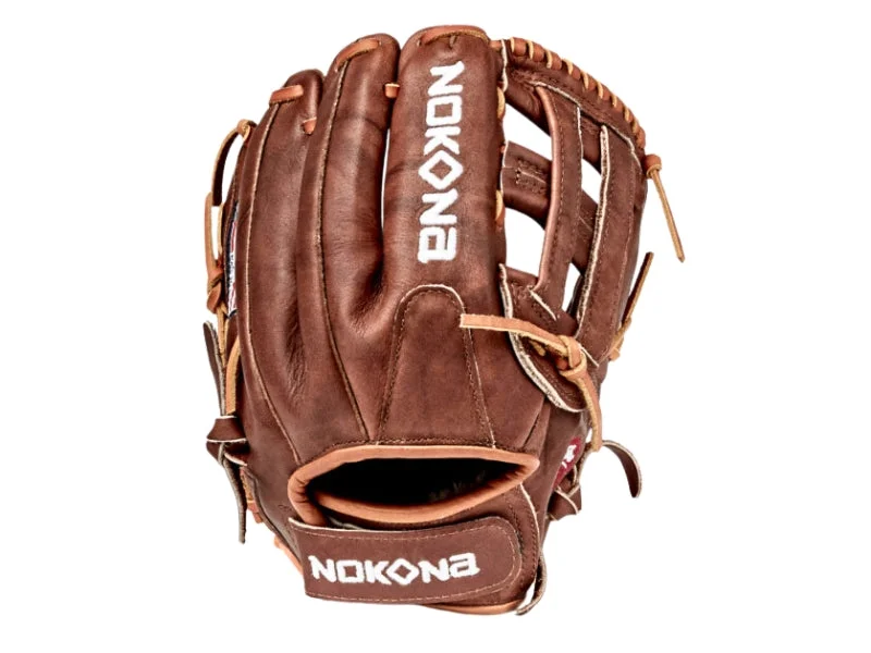 Limited Edition Baseball Glove-Nokona Walnut 12" Velcro Strap Glove