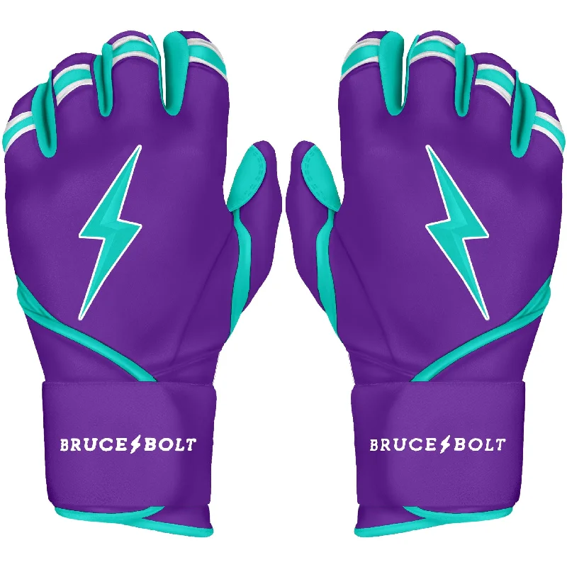 Baseball Glove With Magnetic Closure-Creator Series Long Cuff Batting Gloves | MARTE PURPLE