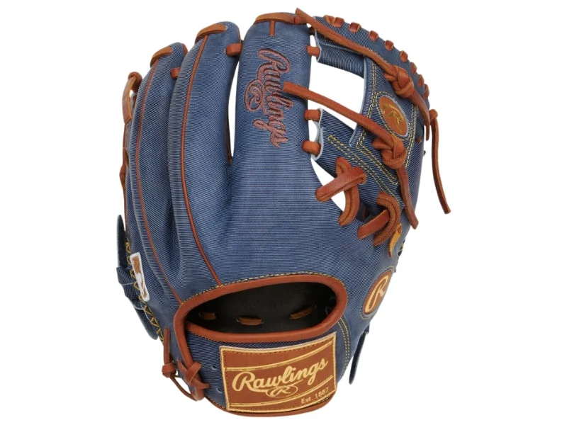 Stylish Baseball Glove-Rawlings HOH Pro Label Denim 11.5" Glove