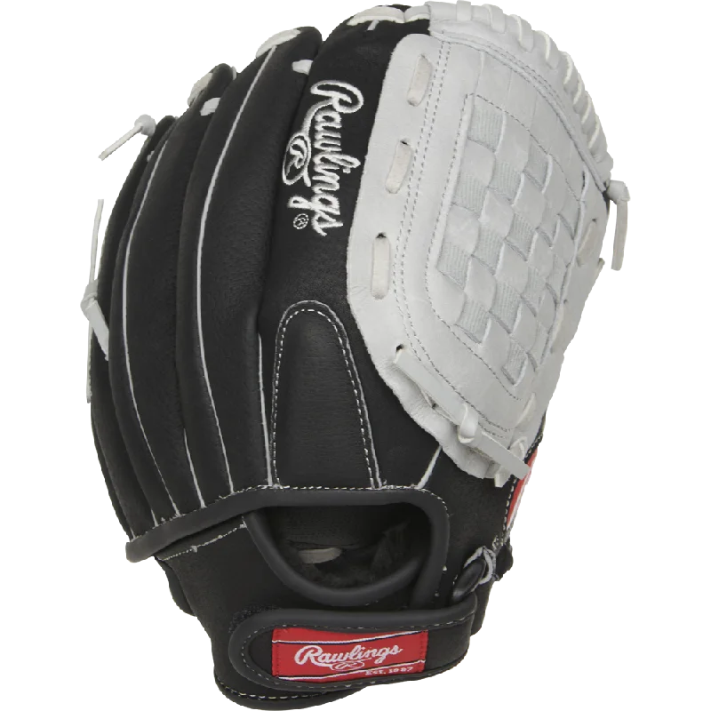 Baseball Glove With Moisture Control-Rawlings Sure Catch 11.5" Youth Baseball Glove: SC115BGB