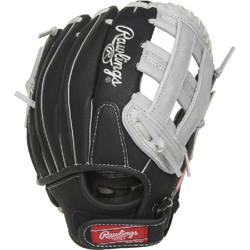 Baseball Glove With Reinforced Stitching-Rawlings Sure Catch 11" Youth Baseball Glove: SC110BGH