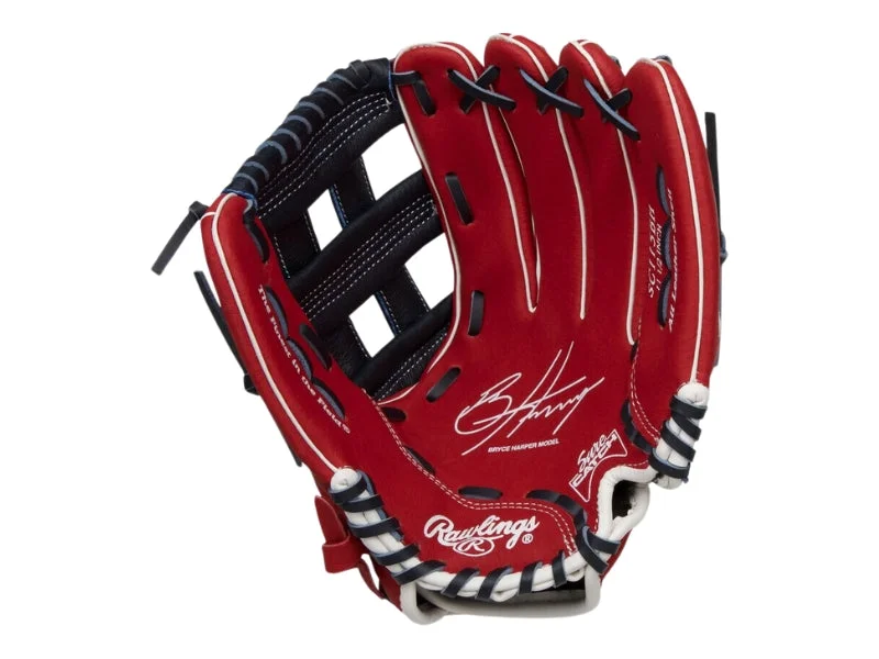 Baseball Glove With Palm Padding-Rawlings Sure Catch Bryce Harper Model 11.5" Glove