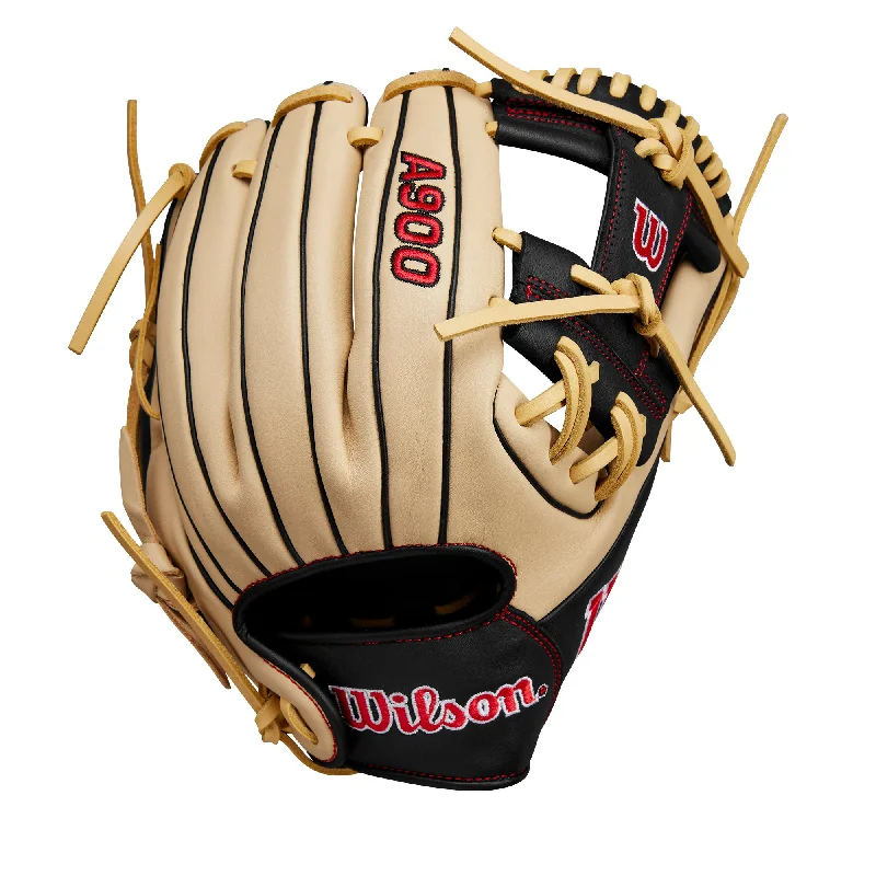 Baseball Glove With Laces-Wilson A900 PF115 Infield Baseball Glove - 11.5"